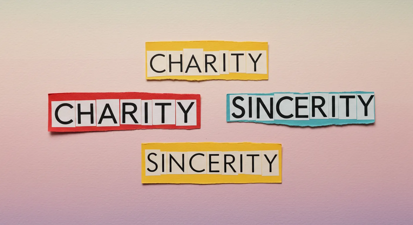 What Does Charity and Sincerity Mean: A Deeper Reflection